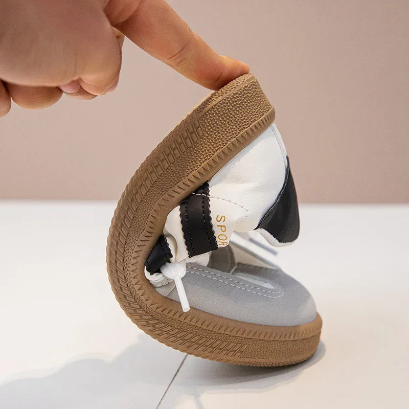 Kids Sneakers for Girls Spring Autumn New Boys Sneakers Fashion Patchwork Versatile Children Causal Tennis Shoes Hook Loop
