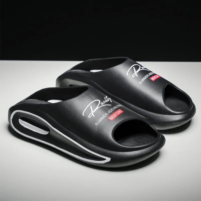 Men's Slippers New Style Casual Soft-Soled Home Sandals Non-Slip Thick-Soled Comfortable Lightweight Beach Shoes