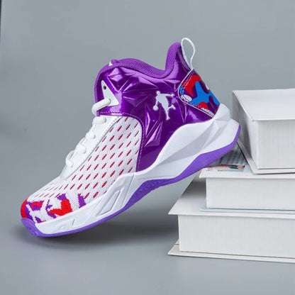Boys Brand Basketball Shoes Kids Sneakers Thick Sole Non-slip Children Sports Shoes Child Boy Basket Trainer Shoes Girls