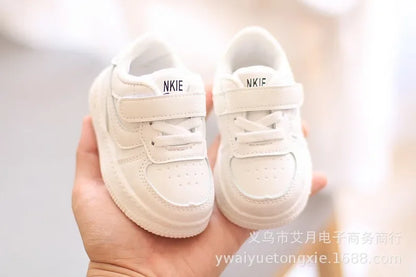 Sneakers for Babies Boys and Girls White Shoes Low-top Sneakers Student Shoes Children's Running Shoes Casual Shoes