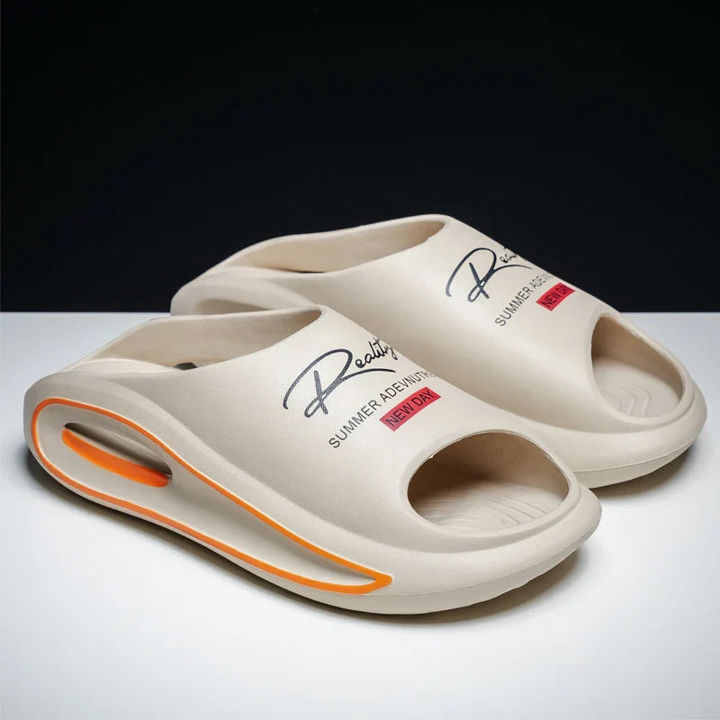 Men's Slippers New Style Casual Soft-Soled Home Sandals Non-Slip Thick-Soled Comfortable Lightweight Beach Shoes