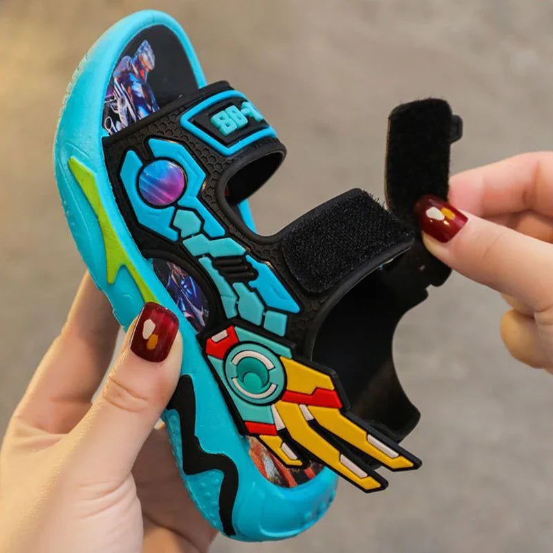Soft Sole Anti Slip Cartoon Design Beach Outdoor Sandals