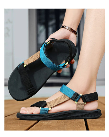 Men's Sandals Summer New Trendy Sports Shoes Non-Slip Wear-Resistant Soft-Soled Cool Beach Shoes for Men