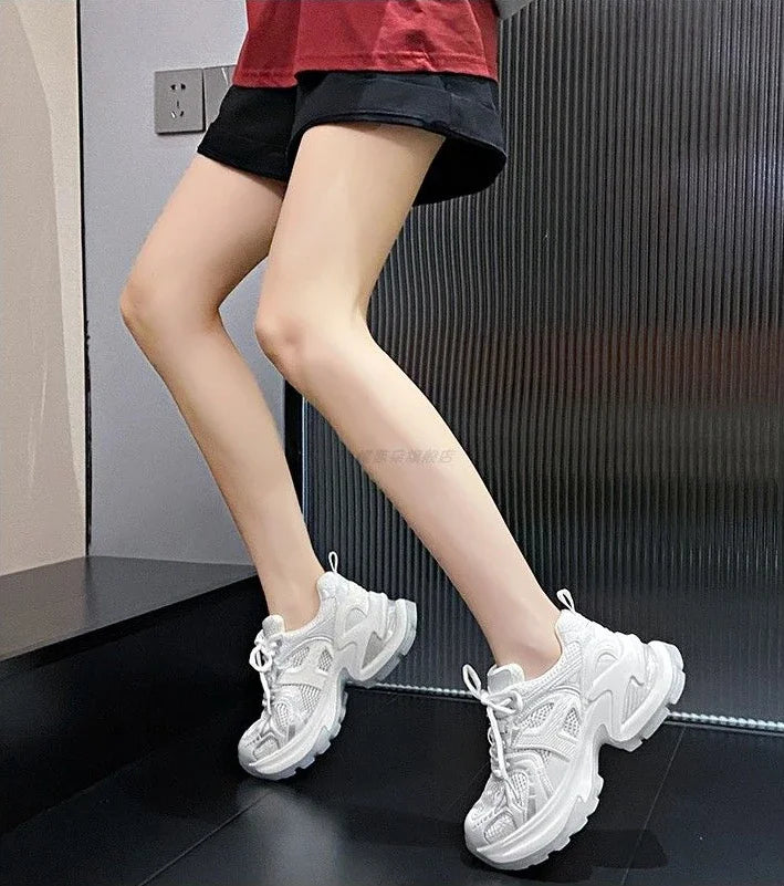 Athletic Woman Footwear New Sneakers Sports Designer Luxury Vulcanized Shoe Trends On Sale Mesh Breathable Shoes for Women