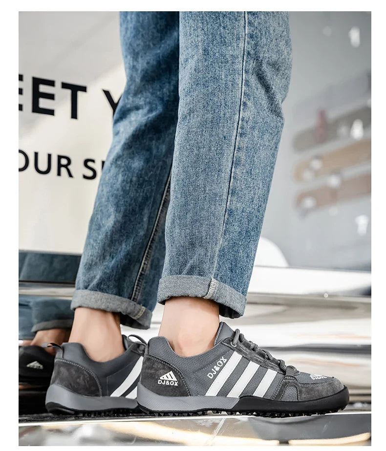 Men's Shoes Fashion Versatile Breathable Board Shoes Thick soled Trendy Casual Shoes (Available)