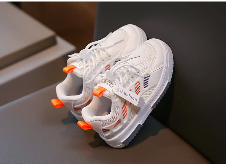 Boys Sneakers Girls Breathable Sport Shoes for Kids Children Autumn Non-slip Casual Student Shoes Outdoor Footwears Basket Shoes