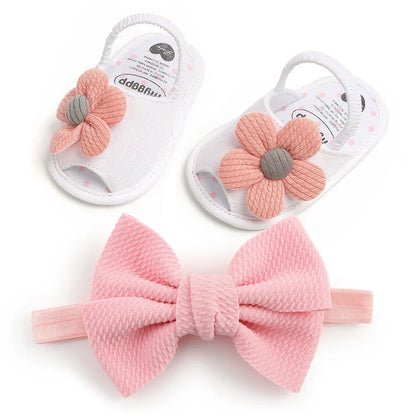 Baby Girls Sandals Summer Shoes Outdoor First Walker Toddler Girls Shoes for Summer