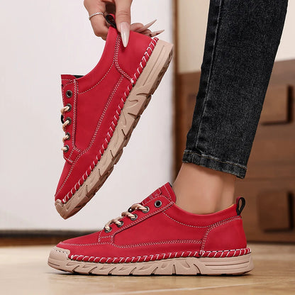 Platform Loafers 2025 New High Quality Men's Sports Shoes Leather Casual Shoes Autumn Breathable Men's Shoe Women's Flat Shoes