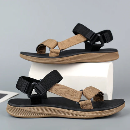 Men's Sandals Summer New Trendy Sports Shoes Non-Slip Wear-Resistant Soft-Soled Cool Beach Shoes for Men