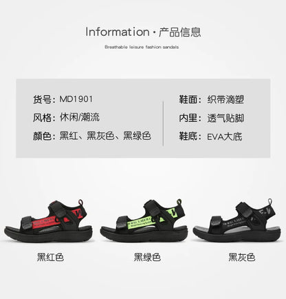 Summer Kids Sandals Breathable Boys Sandals Soft Comfortable Children's Shoes Outdoor Beach Girls Lightweight Slippers