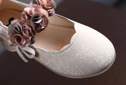 Kids Girls Party Shoes Students Non-slip Performance Leather Footwear Solid Color Children  Wedding Shoes Baby Princess Footwear