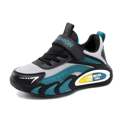 Children's Sneakers for Boys Breathable Mesh Running Sports Shoes Lightweight Students Kids Casual Walking Shoes Non-Slip