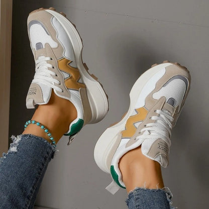 Women New Breathable Sneakers High-end Sport Balance Fashion Shoes for Women Office Trend Luxury Sneakers Women Zapatos De Mujer