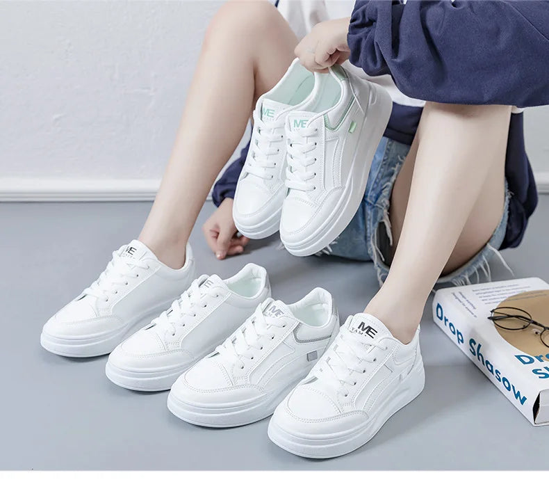 Women's Sneakers Fashion New Trainers Woman Shoes Comfortable Casual Sneaker Woman Lace Up Women Sneakers Tenis Feminino