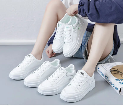 Women's Sneakers Fashion New Trainers Woman Shoes Comfortable Casual Sneaker Woman Lace Up Women Sneakers Tenis Feminino