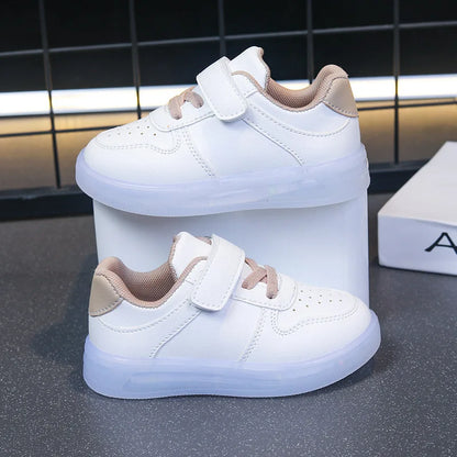 Zapatos Fashion Girls' Sneakers Spring New Kids Luminous Shoes Breath Boys Shoes Anti Slip Girls Casual Shoe Кроссовки