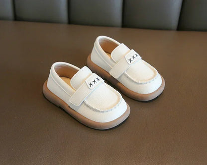 Boys Formal Leather Shoes for Children Kindergarten School Fashion Flats Kids Slip-on Loafers Classic Spring Autumn Korean Style