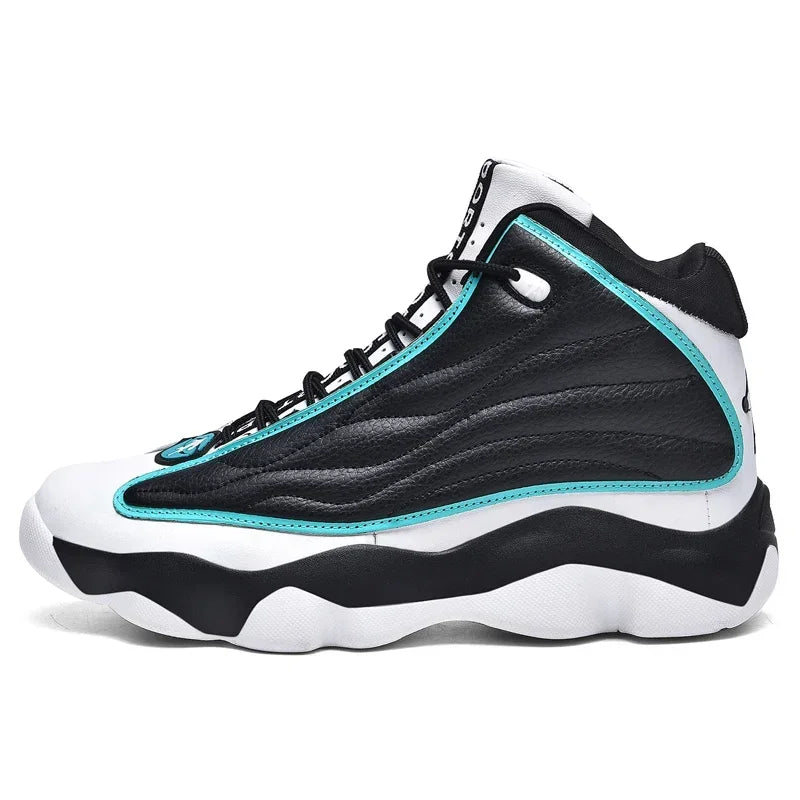 Original Boys High Ankles Sneakers Anti Slip Basketball Trainers Unisex Plus Size 45 Outdoor Sneakers for Men Basket Shoe Women