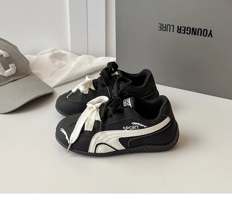 Children's Sports Shoes 2025 Autumn Boys Girls Comfortable Non Slip Outdoor Casual Shoes Kids Fashion Low-top Flat Sneakers