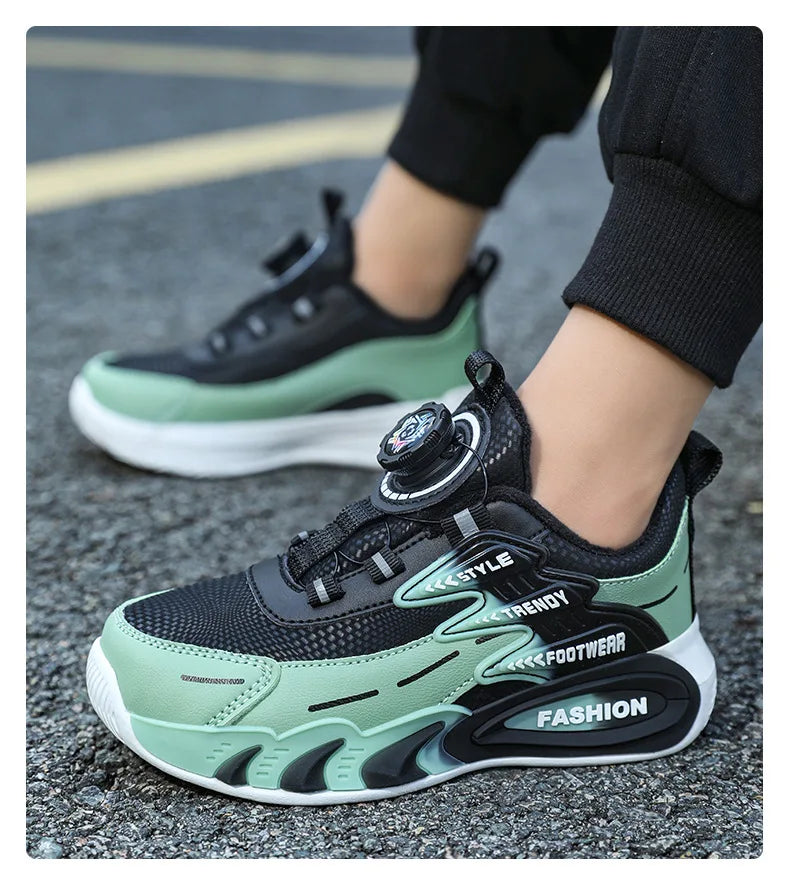 Luxury Boys Sneakers Spring 2026 Autumn Children Shoes Fashion Breathable Non-slip Kids Casual School Tennis Boy Sports Shoes