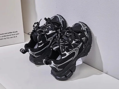Children's Sneakers Chunky 2025 New Girls Basketball Shoes Fashion Versatile Kids Causal Boys Sports Shoes for School Breathable