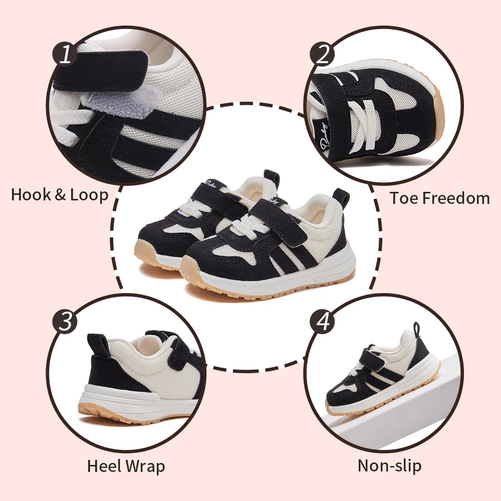 Baby Boys Girls Fashion Casual Sneakers  Breathable Non-slip Comfortable Walking Shoes