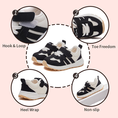 Baby Boys Girls Fashion Casual Sneakers  Breathable Non-slip Comfortable Walking Shoes