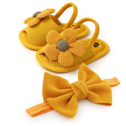 Baby Girls Sandals Summer Shoes Outdoor First Walker Toddler Girls Shoes for Summer