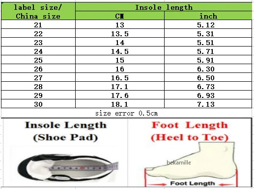 Girls & Boys Casual Sneakers Soft Sole Sports Shoes For Child Autumn colorful