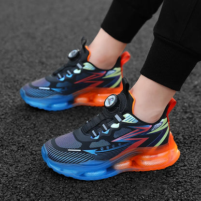 Autumn Origin Boys Sneakers 4-10 Years Anti-slip School Sports Shoes Fashion Trainer Kid's Footwear for Boys