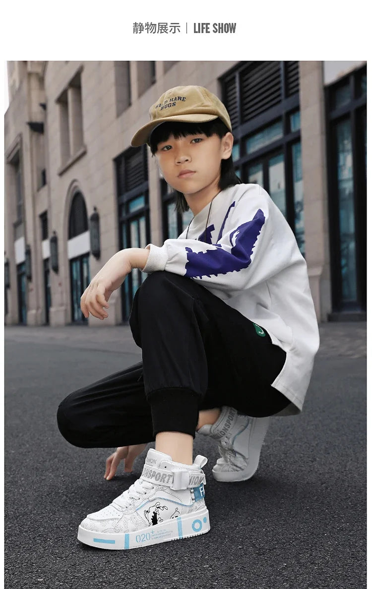 Kids High Top Sneakers for Daily Wear