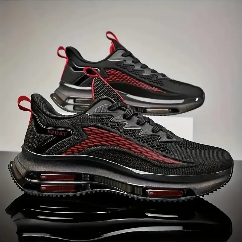 High Quality Sneakers Male Trend Red Platform Basketball Shoes Men Casual White Sport Walking Sneakers Men's Trainer