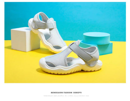 Baby Sports Sandals Brand Fashion Kids Shoes Girls Boys Breathable Anti-slip Beach Toddler Sandal Soft Sole Children Shoes
