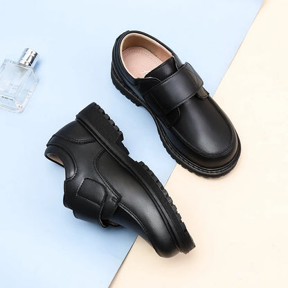 Student Shoes Season Shoes for Boys Black Shoe Children Boy 2025 Spring and Autumn The New British Style Performance Formal Wear