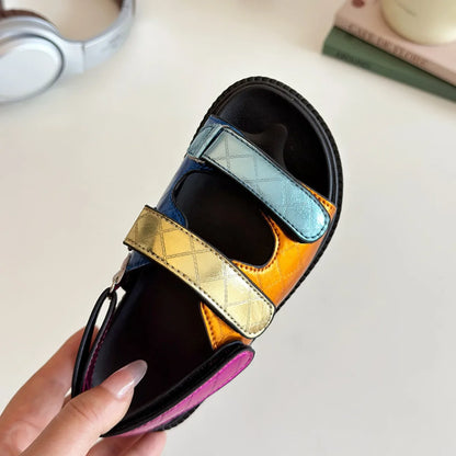 Children Shoes Hemp Rope Set Foot Beach Sandals Outdoor All-match Casual Slippers Large Size Baby Girl Shoes