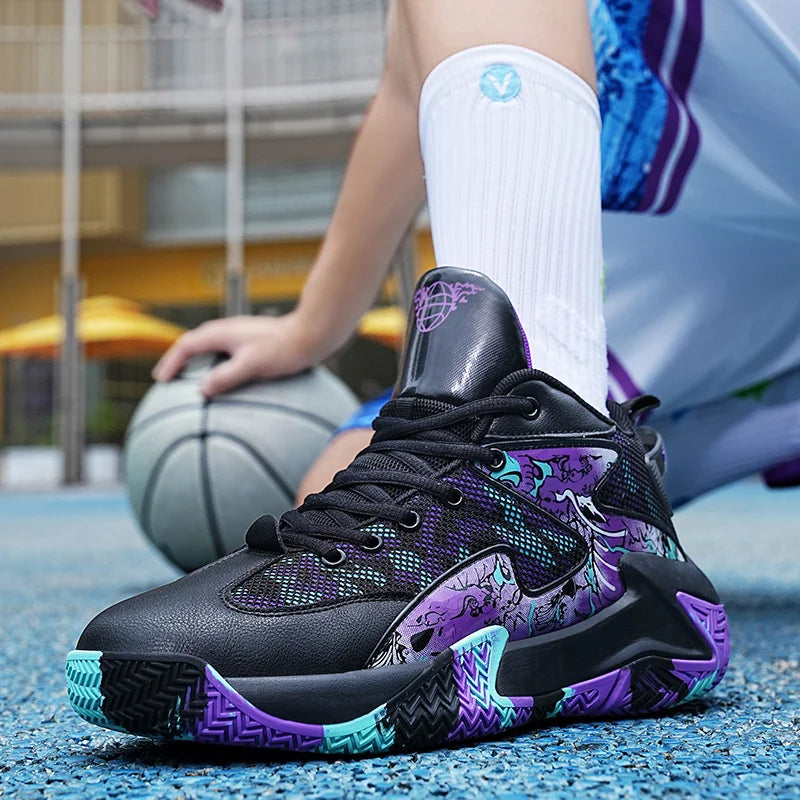 Men Basketball Shoes Unisex Breathable Athletic Light Sports Shoes Trainer Women Outdoor Unisex High Quality Sneakers