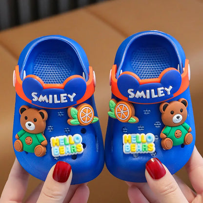 Cartoon Beach Children's Sandals Boys and Girls Summer Non Slip Soft Soled Indoor Shoes Kids Household Sandals Baby Slippers
