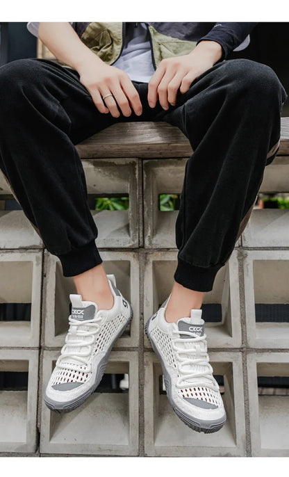 Shoes For Men Mesh Sneakers Summer Casual Breathable Sports Outdoor Hiking Tennis Running Designer Luxury Platform Loafers   (Available)
