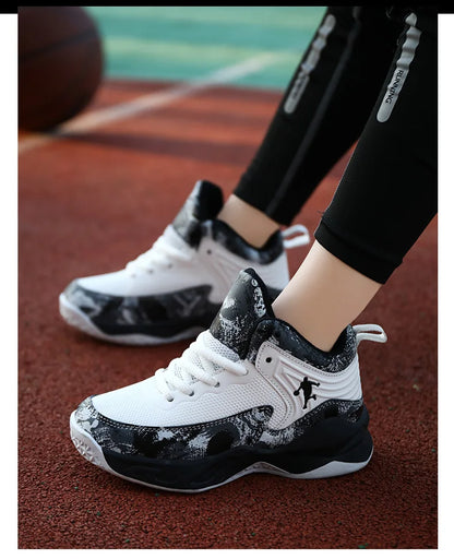 Children's Basketball Shoes for Boys Kids Sneakers Outdoor Non-slip Sports Running Child Girls Basket Trainer Shoes Walking Shoe