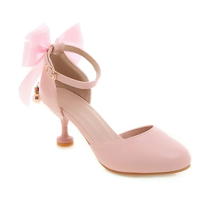 New Girls Leather Shoes Wedding Party Shoes Children Stiletto Heels Shoes High Heels Princess Sweet Sandals For Girls Size 28-39