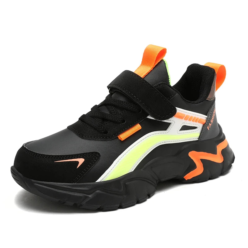 Fashion Non-Slip Casual Flat Running Shoes Breathable Lightweight Outdoor Tennis Shoes for Kids