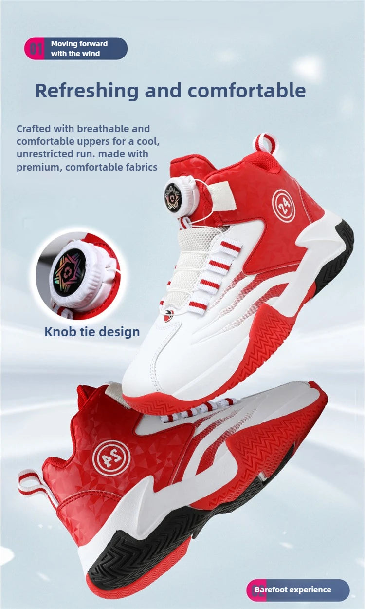 Kids Basketball Sneakers for Active Play