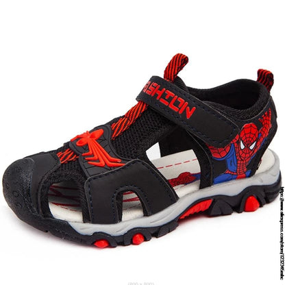 Superhero Summer Boys Sandals Kids Aqua Sport Sandals Soft Non-slip Toddler Infant Shoes Children Outdoor Beach Water Shoes