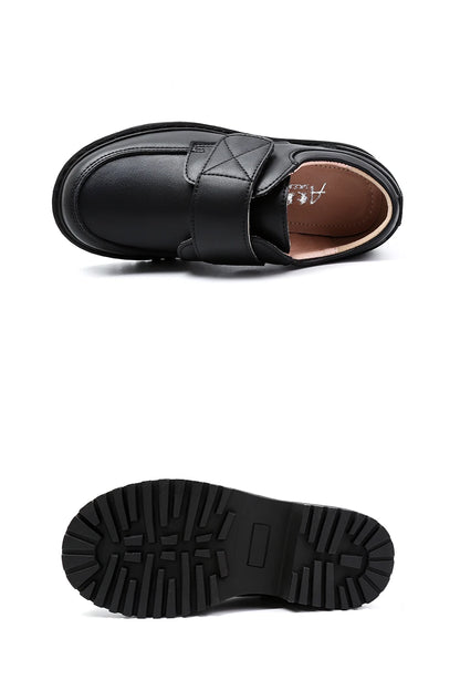 Student Shoes Season Shoes for Boys Black Shoe Children Boy 2025 Spring and Autumn The New British Style Performance Formal Wear
