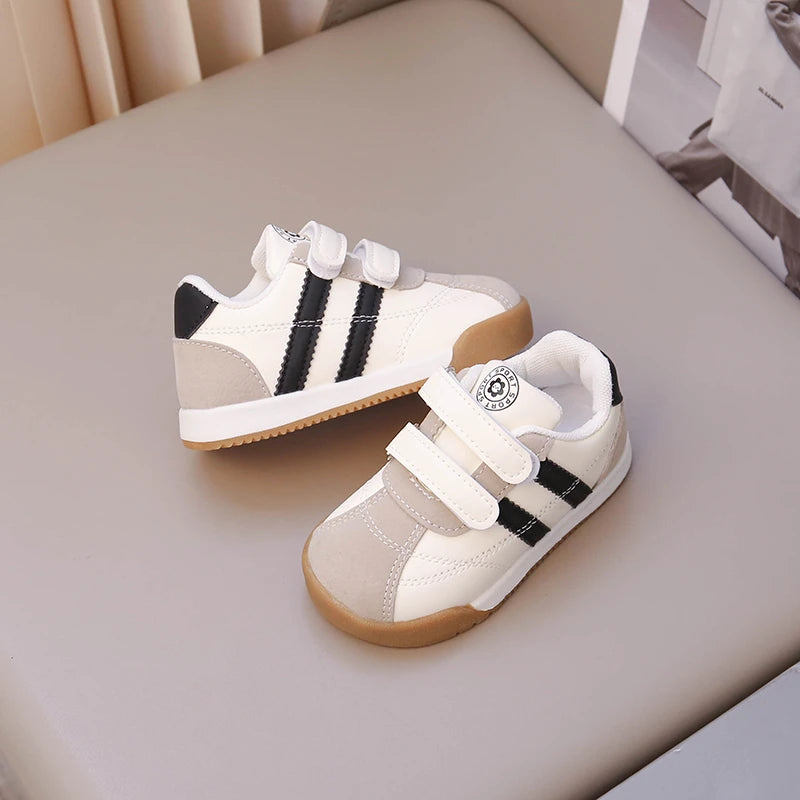 Boys Baby Shoes Four Seasons Models Soft Boys Girls Argyle Shoes 0-6 Years Old Green Children's Single Shoes Small Kids Sneakers