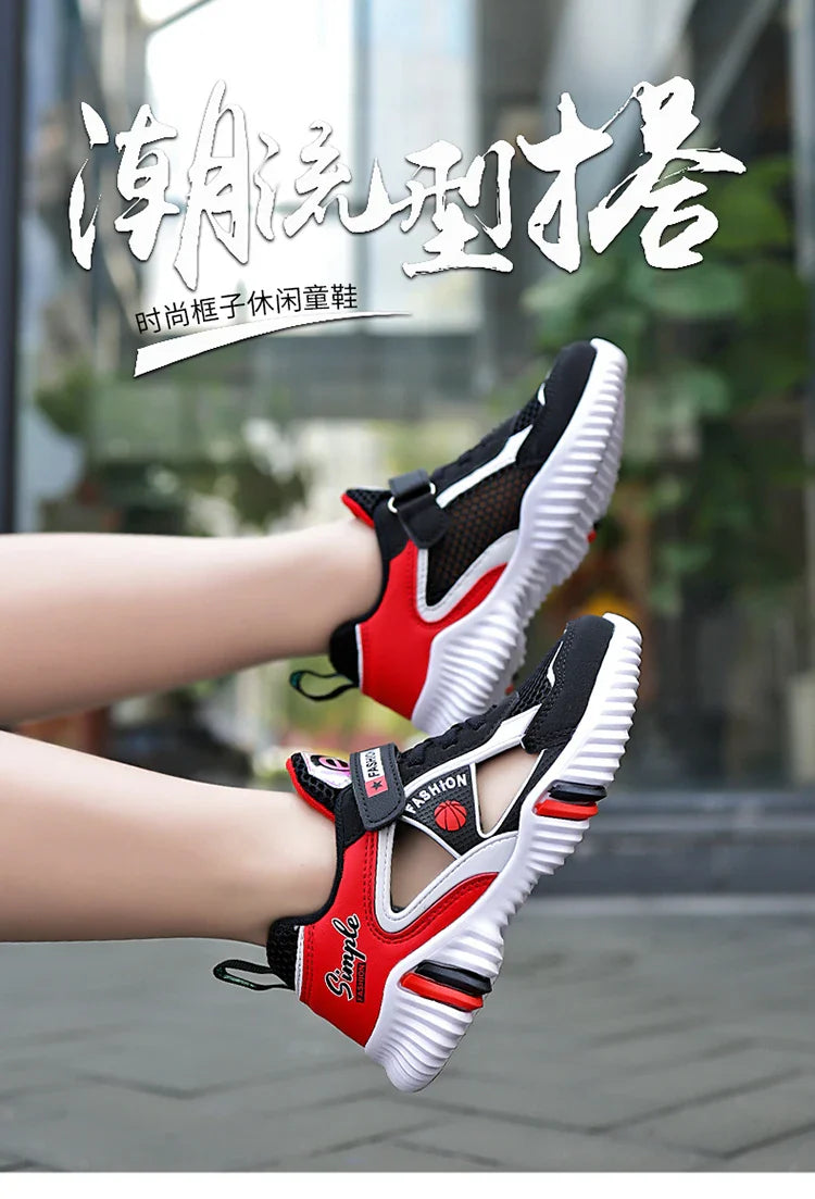 Summer Kids Sandals Breathable Boys and Girls Soft and Comfortable Beach Shoes Outdoor Lightweight Slippers