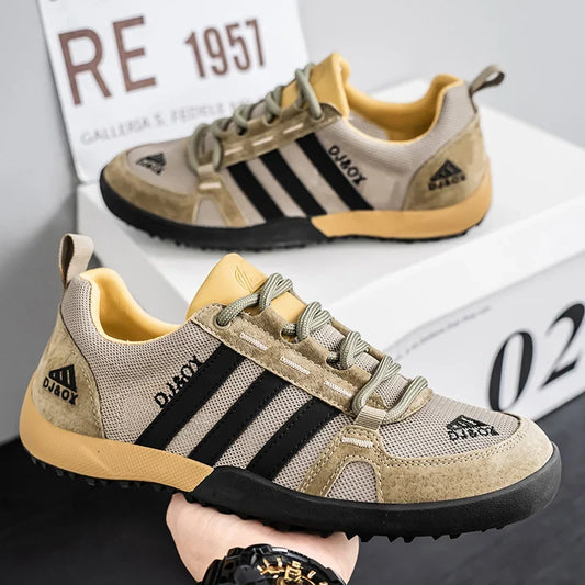 Men's Shoes Fashion Versatile Breathable Board Shoes Thick soled Trendy Casual Shoes (Available)