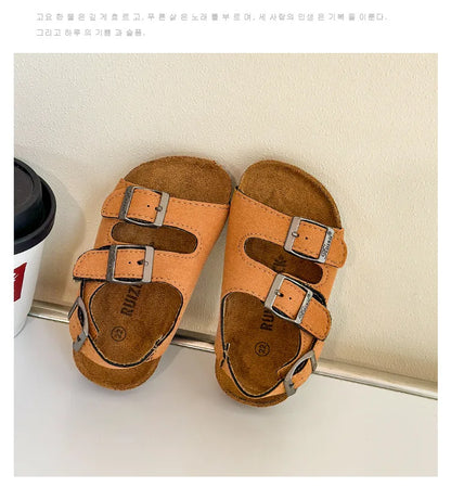 Boys Girls Summer Outdoor Soft Sole Anti Slip Kids Shoes Toddler Casual Open Toe Flat Sandals сандали