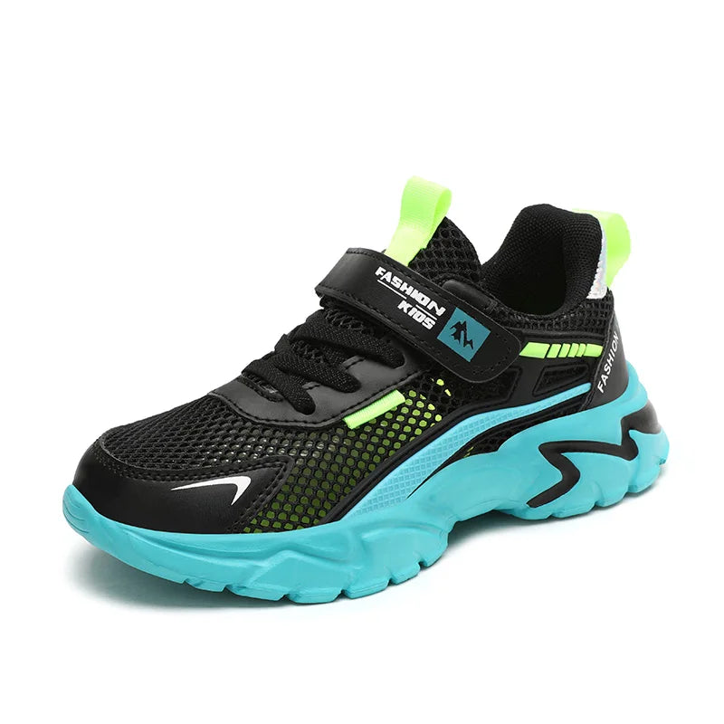 Fashion Non-Slip Casual Flat Running Shoes Breathable Lightweight Outdoor Tennis Shoes for Kids