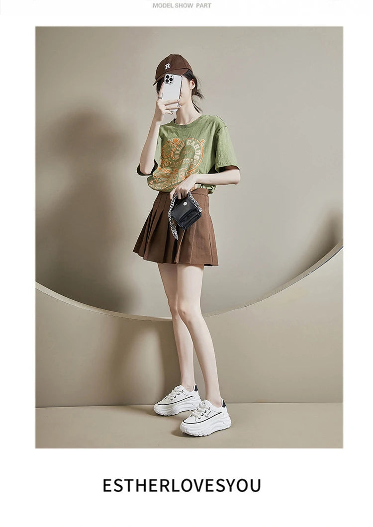 Sneakers for Women Fashion Platform Casual Shoes High Quality Anti-Slip Women's Sport Shoes designer Versatile Women tenis Shoes